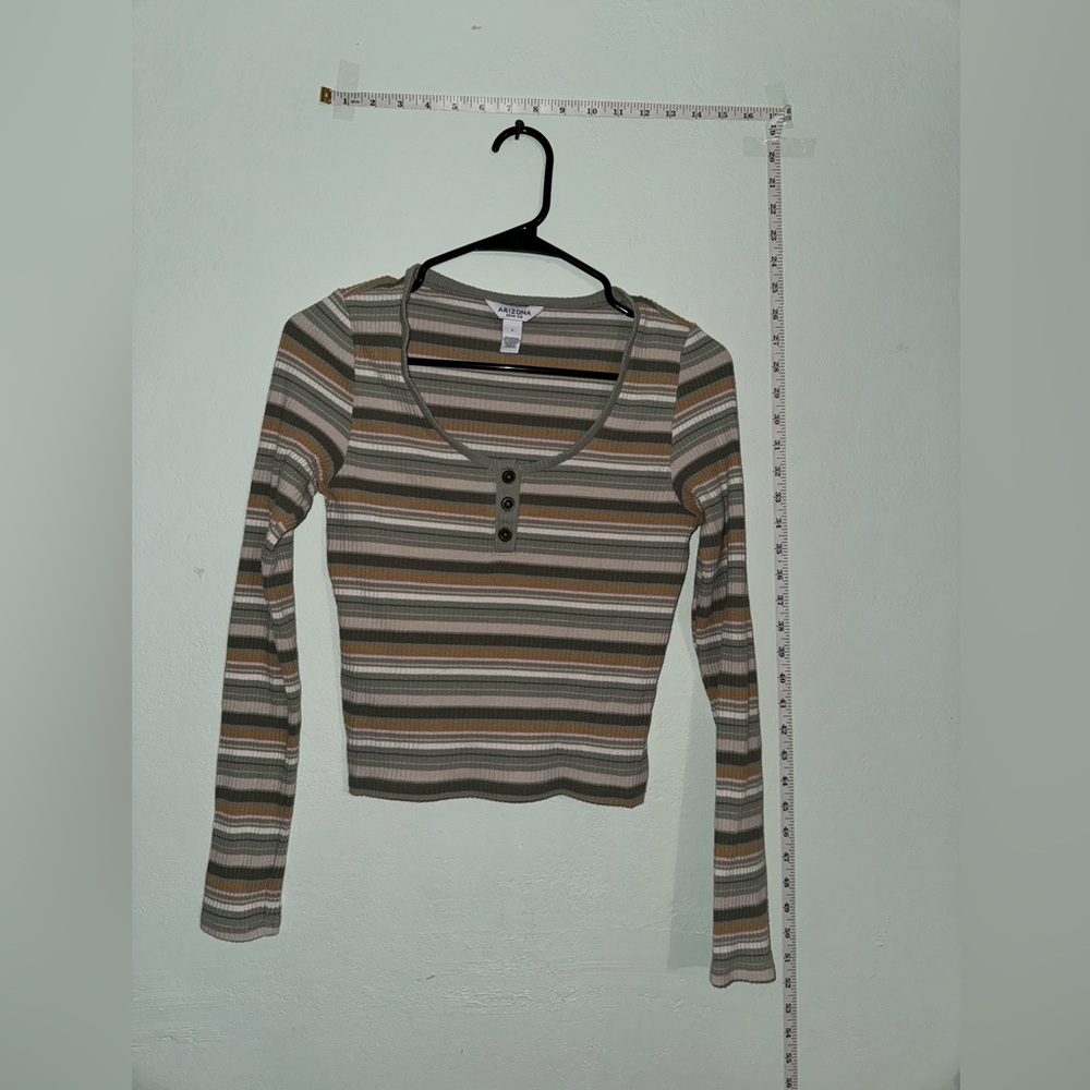 Arizona green striped top